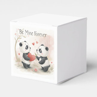 Romantic Panda Card – Be Mine Forever Favour Box
