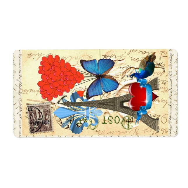 Romantic Paris collage (Front)