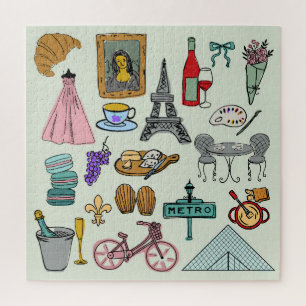 Romantic Paris Jigsaw Puzzle