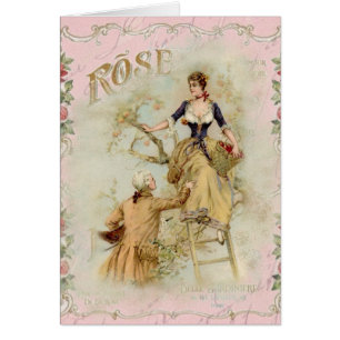 Romantic Paris Lovers pink shabbychic