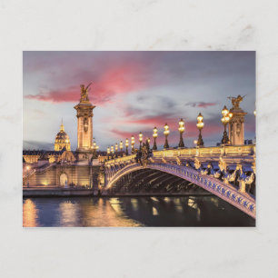 Romantic Paris Postcard