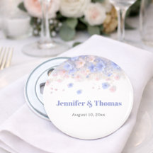 Romantic Pastel Cottagecore Wildflowers  Wedding