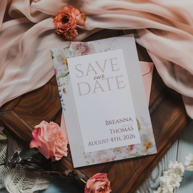 Romantic Pastel Floral Spring Design Invitation (Creator Uploaded)