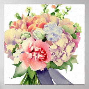 Romantic Pastels, Attendants Bouquet (A) Poster