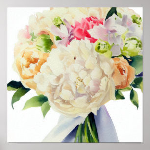 Romantic Pastels, Attendants Bouquet (C) Poster