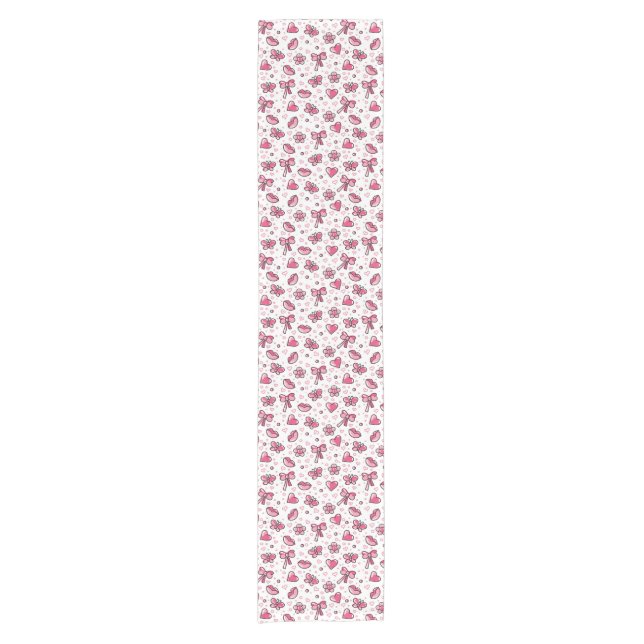 romantic pattern short table runner (Front)