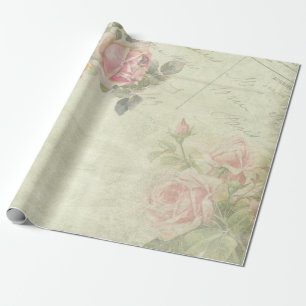 Romantic Peony Wrapping Paper Roll