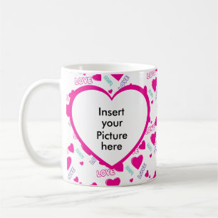 Romantic personalised gift with pic of your loved coffee mug