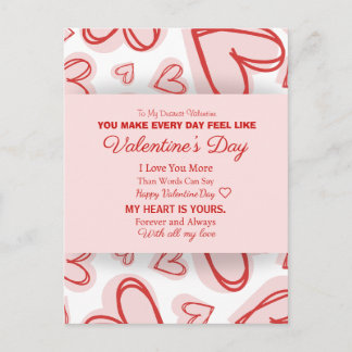 Romantic Personalised Valentine's Day Card