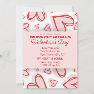 Romantic Personalised Valentine's Day Card