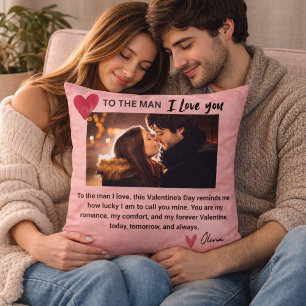 Romantic Personalized Love Gift for Husband Cushion