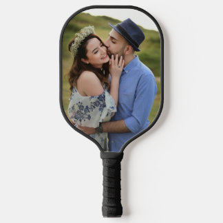 Romantic Personalized Photo Gift for Couples Pickleball Paddle