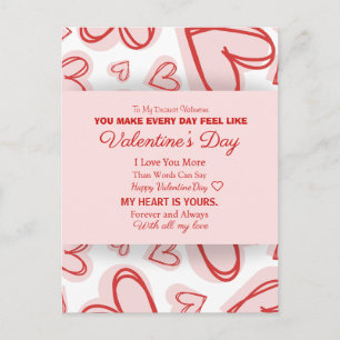 Romantic Personalized Valentine's Day Card