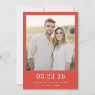 Romantic Photo Save The Date
