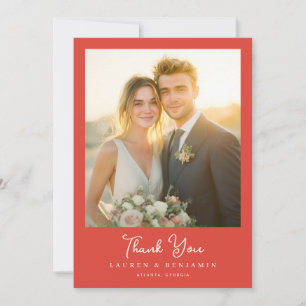 Romantic Photo Thank You Card