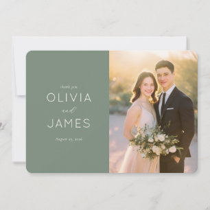 Romantic Photo Thank You Card