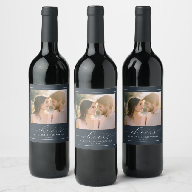 Romantic Photo Wine Label (Bottles)