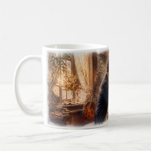 Romantic Piano Room Couple Vintage Music Mug