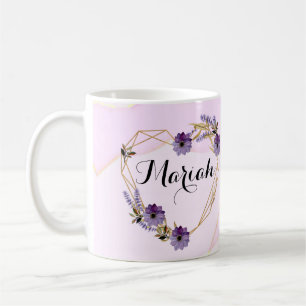 Romantic pink abstract  coffee mug