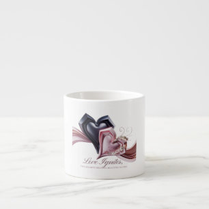 Romantic Pink and Black Mug