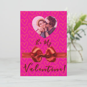 Romantic Pink & Red Valentine’s Day Card