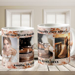 Romantic Pink Roses Wedding Photo Mug<br><div class="desc">Romantic photo mug featuring your own favourite photos framed by a pink baroque floral design with roses and magnolias. Beautiful for any wedding related situation: as gift for the bride,  to ask your bridesmaids,  a favour for the mother of the bride or groom ...  Or for any romantic soul!</div>