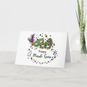 ROMANTIC PLANS FOR ***MARDI GRAS*** CARD
