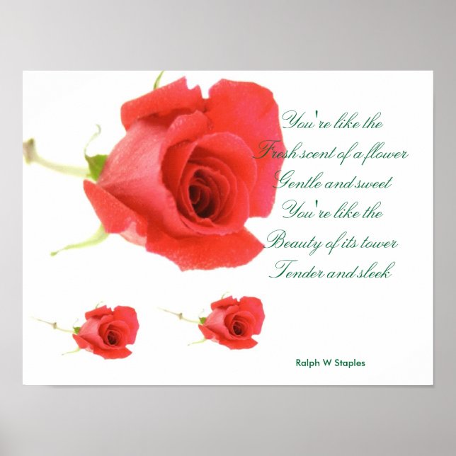 romantic poem posters (Front)