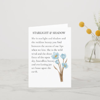 Romantic Poetry gift card