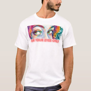 Romantic Pop Art Eyes T-Shirt
