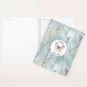 Romantic Pretty Lavender Flowers Planner