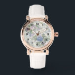 Romantic Purple Pink Flowers Watch<br><div class="desc">Romantic Purple Pink Flowers</div>