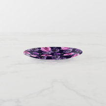 Romantic Purple & Pink Watercolor Roses Floral