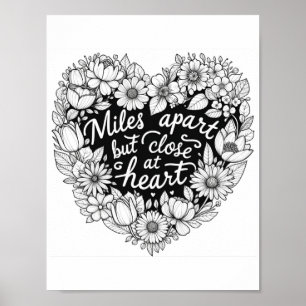 Romantic Quote Love Quote Adult Coloring Poster