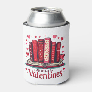 Romantic Reading Vibes Cozy Valentine Gift Can Cooler
