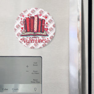Romantic Reading Vibes Cozy Valentine Gift Magnet