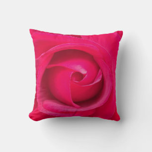 Romantic Red Pink Rose Cushion