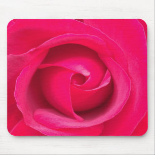 Romantic Red Pink Rose Mouse Pad