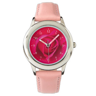 Romantic Red Pink Rose v2 Watch