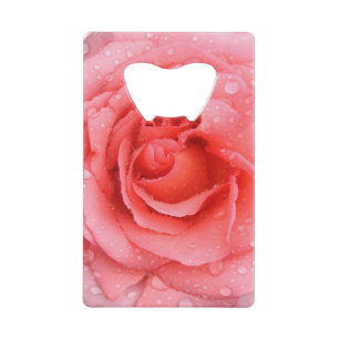 Romantic Red Pink Rose Water Drops