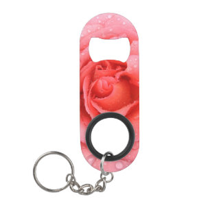 Romantic Red Pink Rose Water Drops