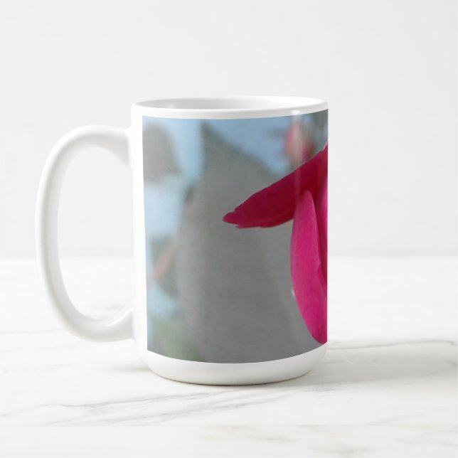 Romantic Red Rose Classic  Coffee Mug (Left)