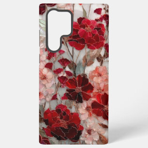 Romantic Red Rose Floral Samsung Galaxy Case