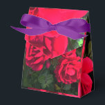 Romantic Red Rose Flower Gift  Favour Box<br><div class="desc">Romantic Red Rose Vintage Garden. Red Roses Rosery. Magnificent Red Roses bloom all summer. Lovely gift for flower lover.</div>