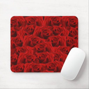 Romantic Red Rose Mouse Pad