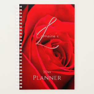 Romantic Red Rose Planner