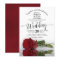 Romantic Reflecting Red Rose Elegant Arch Wedding