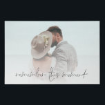 Romantic Remember This Moment Photo Wedding Faux Canvas Print<br><div class="desc">Romantic Remember This Moment Photo Wedding. Simply replace the sample photo with your own favourite of landscape orientation and of high resolution. Romantic saying Remember This Moment is in an elegant set script at the bottom. You can change the colour of this text if necessary to better suit your photo...</div>