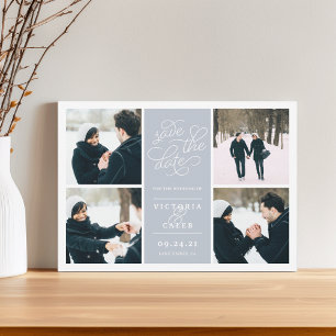 Romantic Request   Photo Collage Save the Date