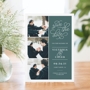 Romantic Request   Photo Collage Save the Date